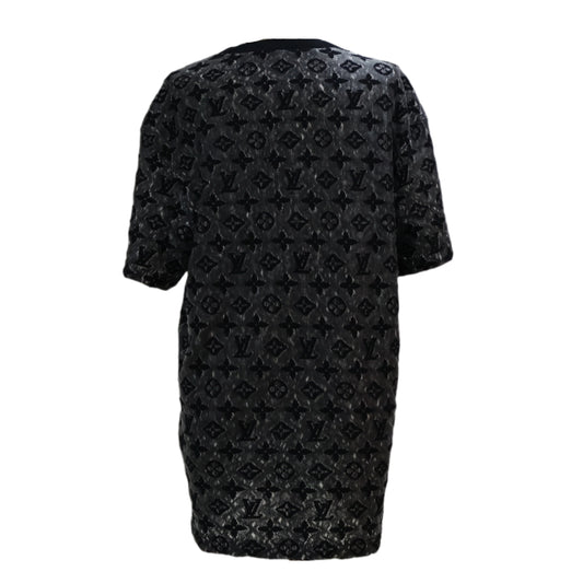 Louis Vuitton T-Shirt Embroidered Black Monogram