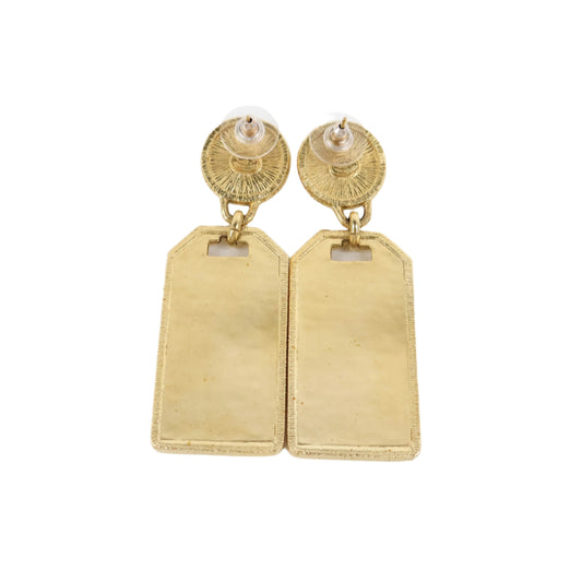Chanel Earrings Gold Tag 31 Rue Cambon
