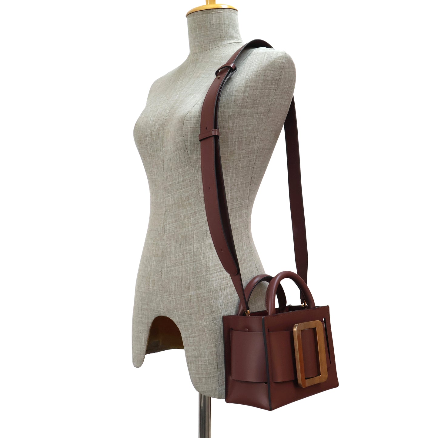 Boyy Bobby 18 Brown Calfskin