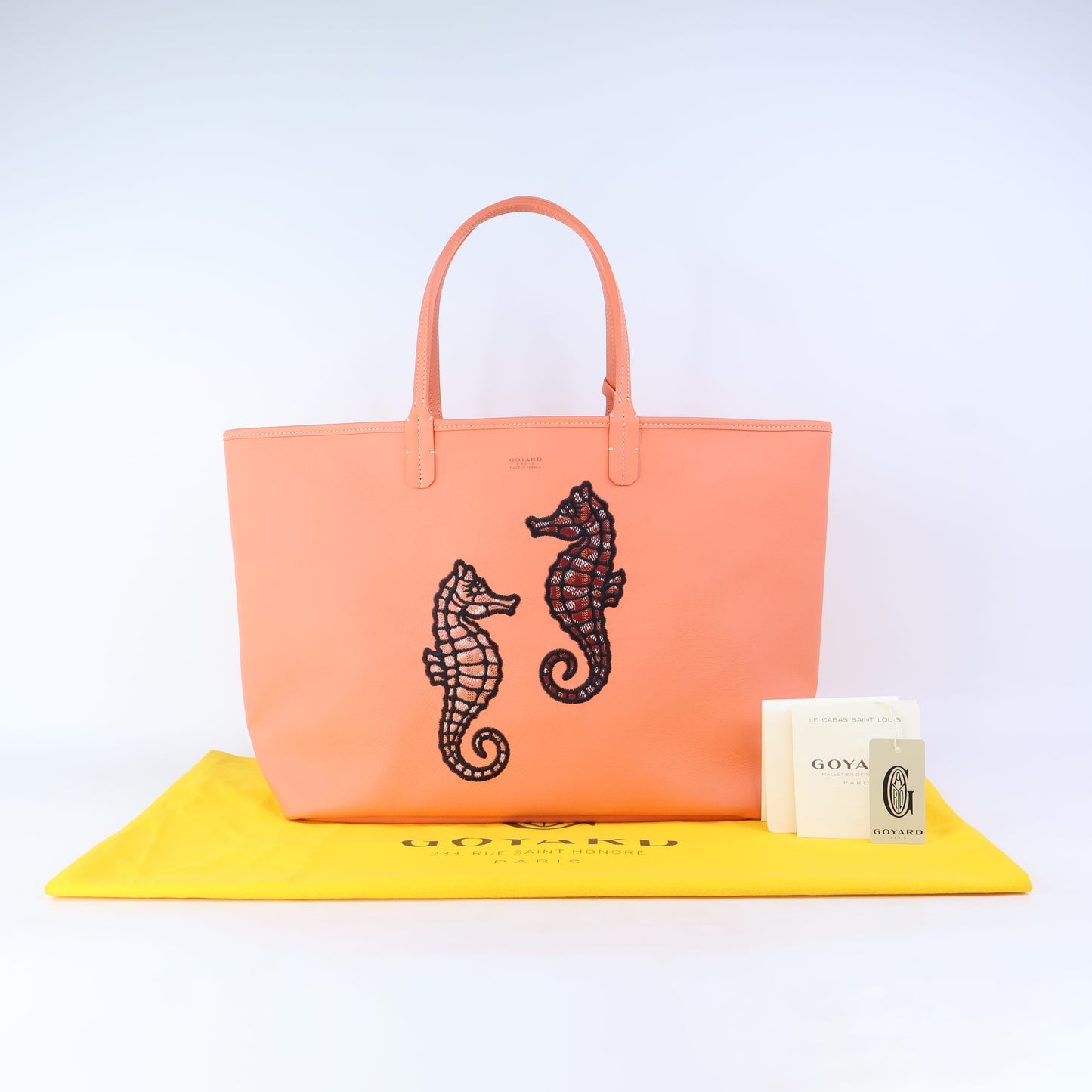 Goyard Anjou PM Coral Seahorse