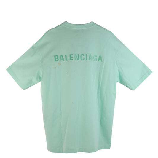 Balenciaga T-Shirt Logo Mint Green