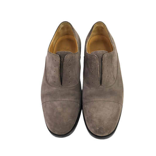 Hermes Loafers Suede Grey 43