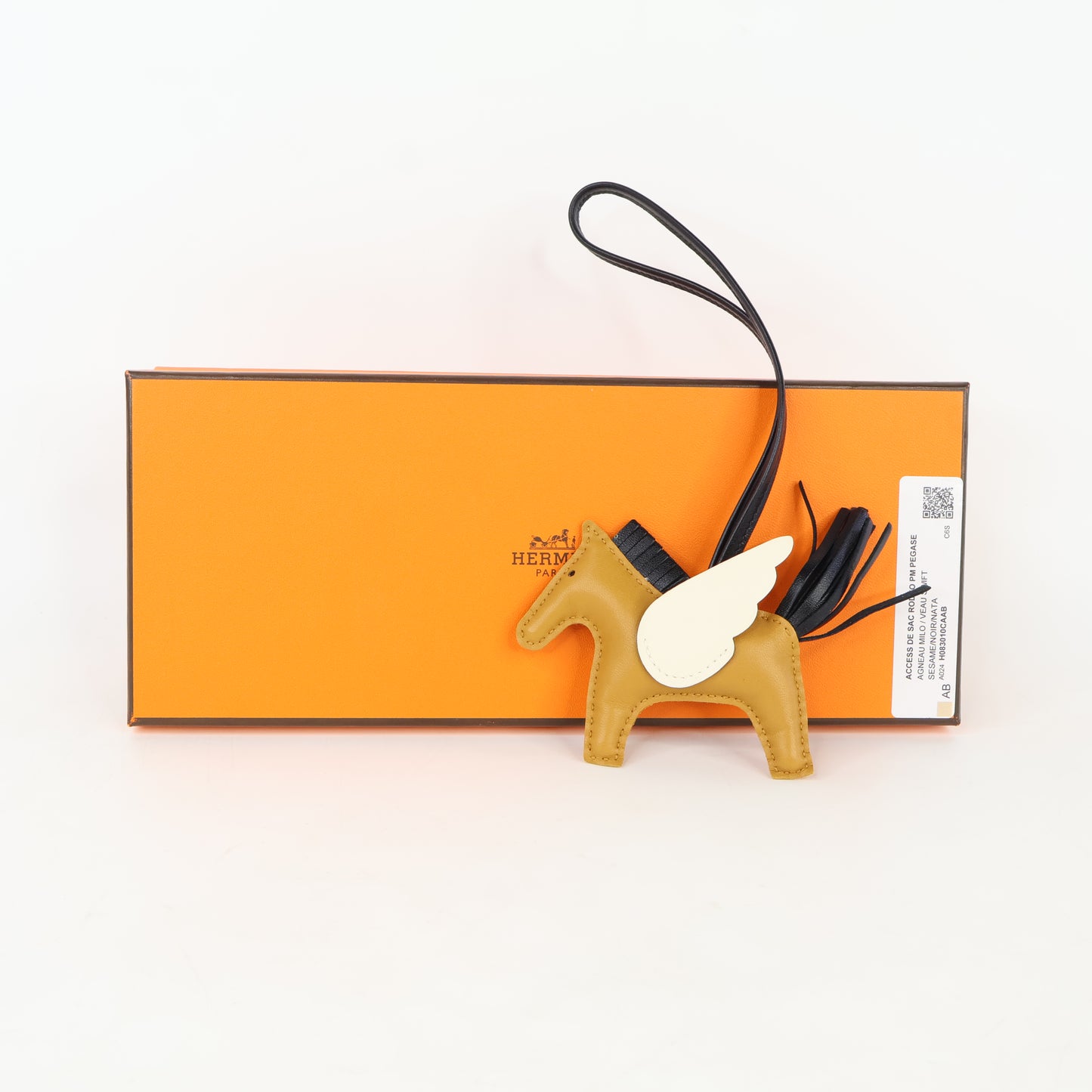 Hermes Pegase Rodeo PM Sesame/Black/Nata