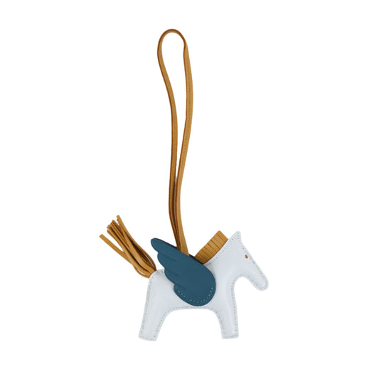 Hermes Pegase Rodeo PM Blue Brume /Sesame /Vert Bosphore