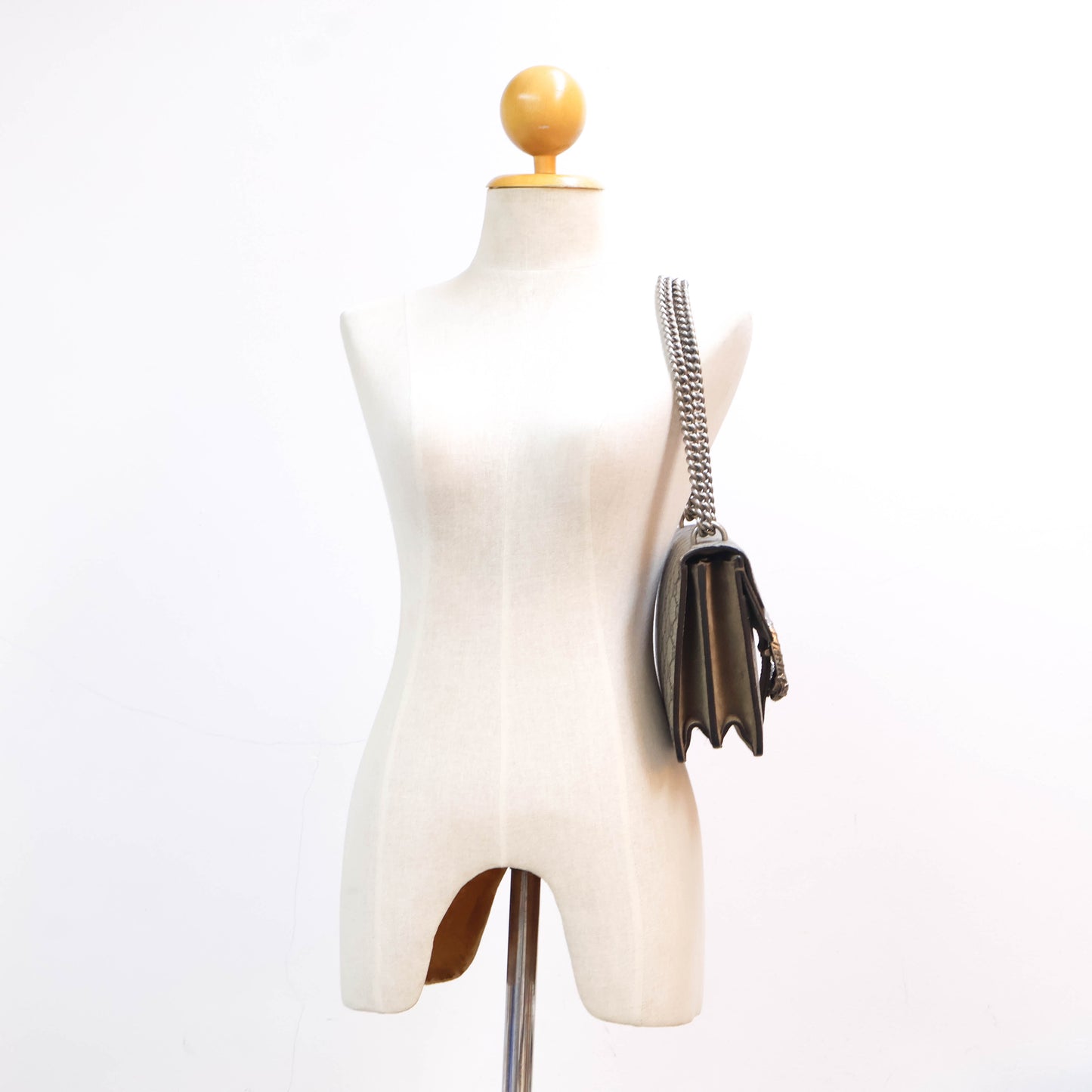 Gucci Dionysus GG Supreme Suede Brown