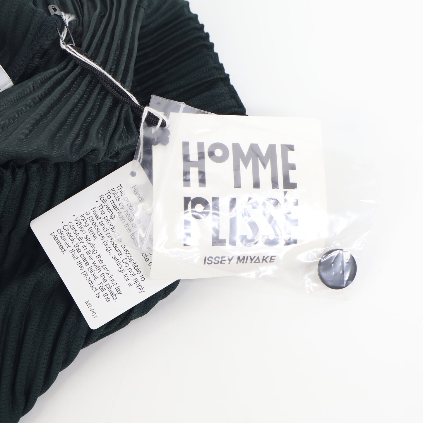 Homme Plisse Pants Dark Green