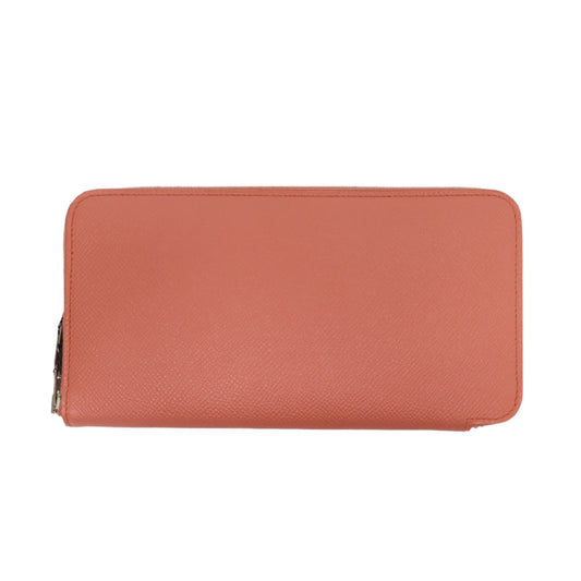 Hermes Azap Long Wallet Silk In Flamingo