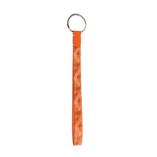 Goyard Strap Keyring Orange