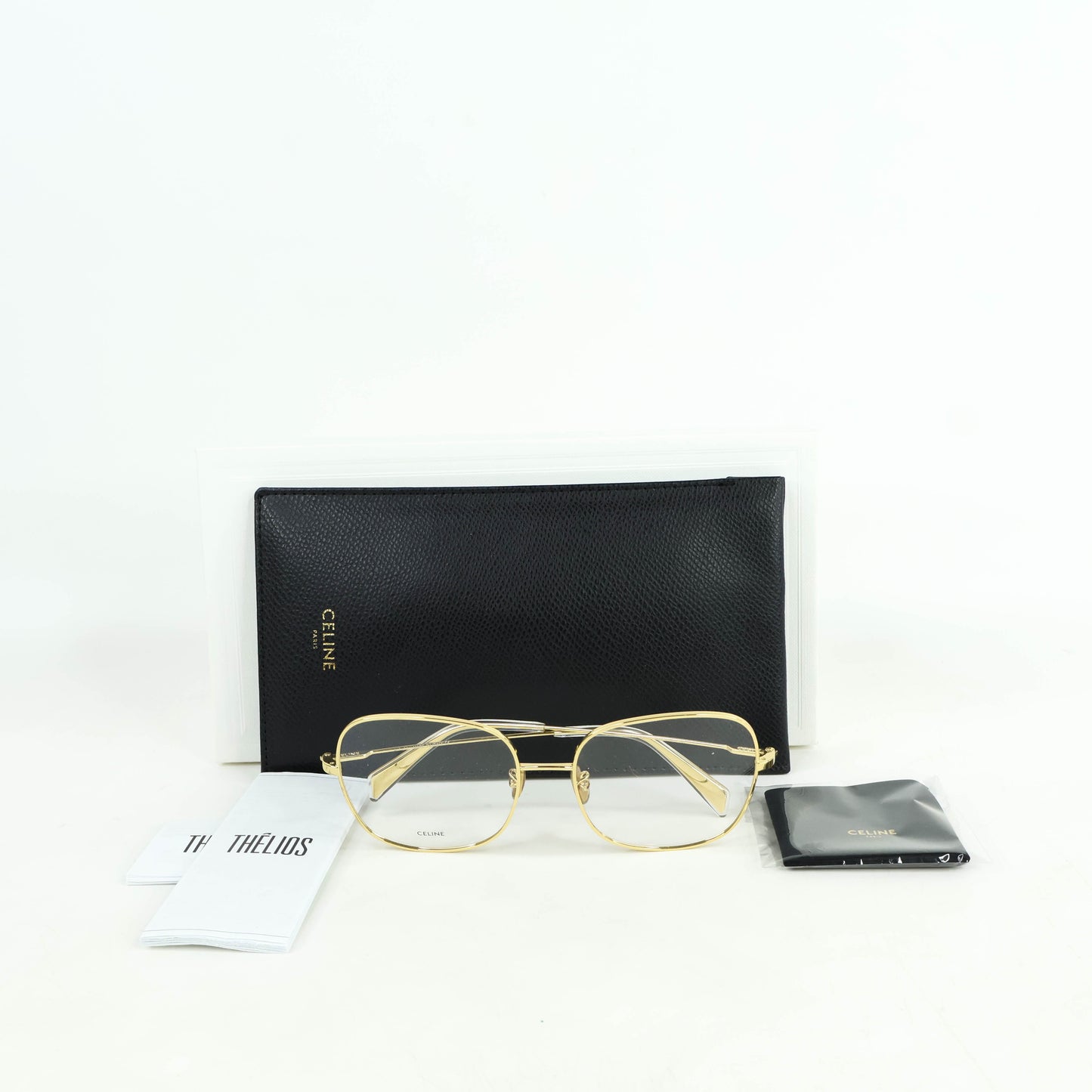 Celine Glasses Gold Frame