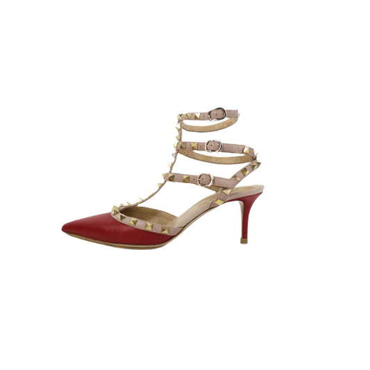 Valentino Rockstud High Heels Red 37
