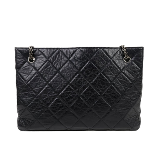 Chanel Reissue Tote Bag Black Aged Calf