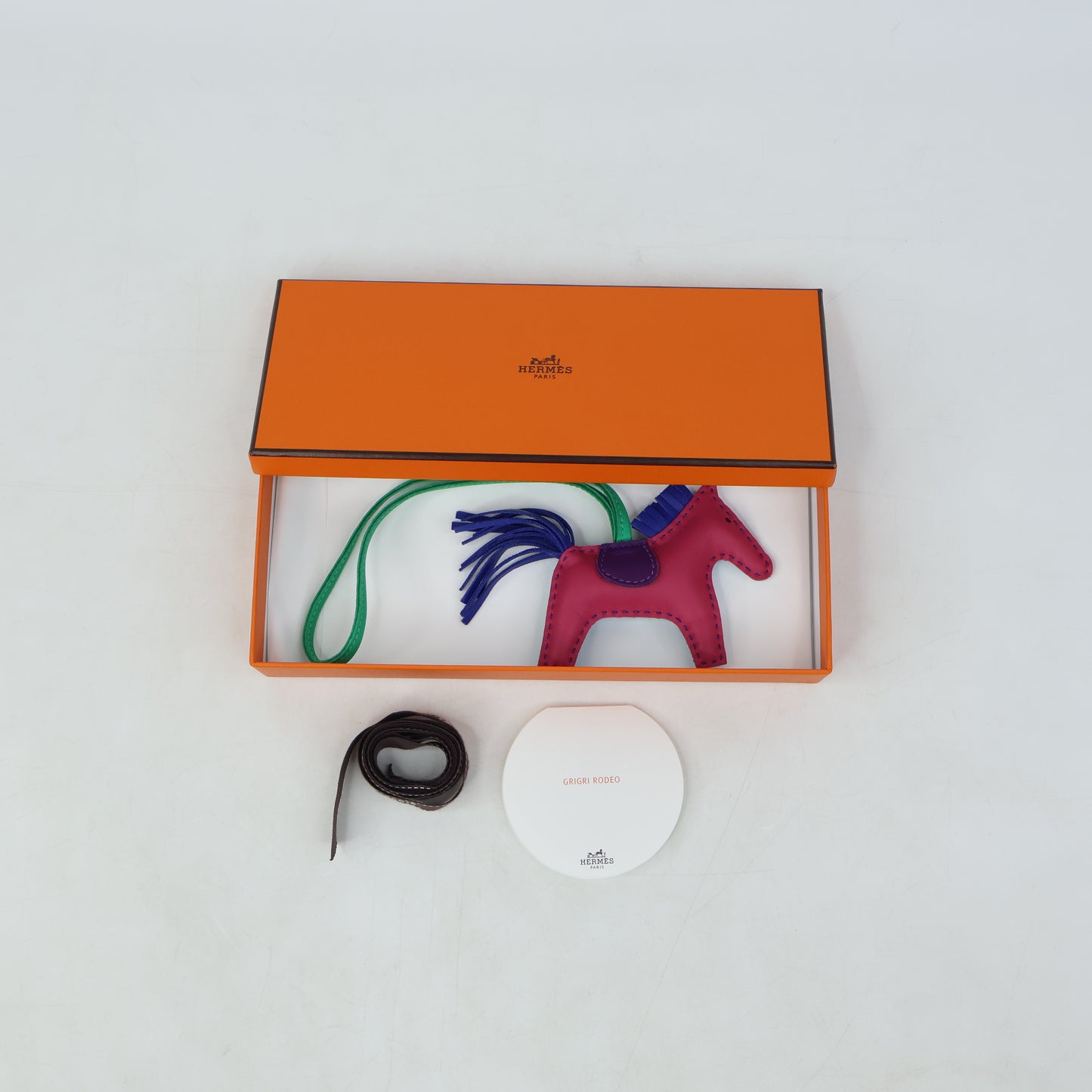 Hermes Rodeo PM Double Sided Pink Blue