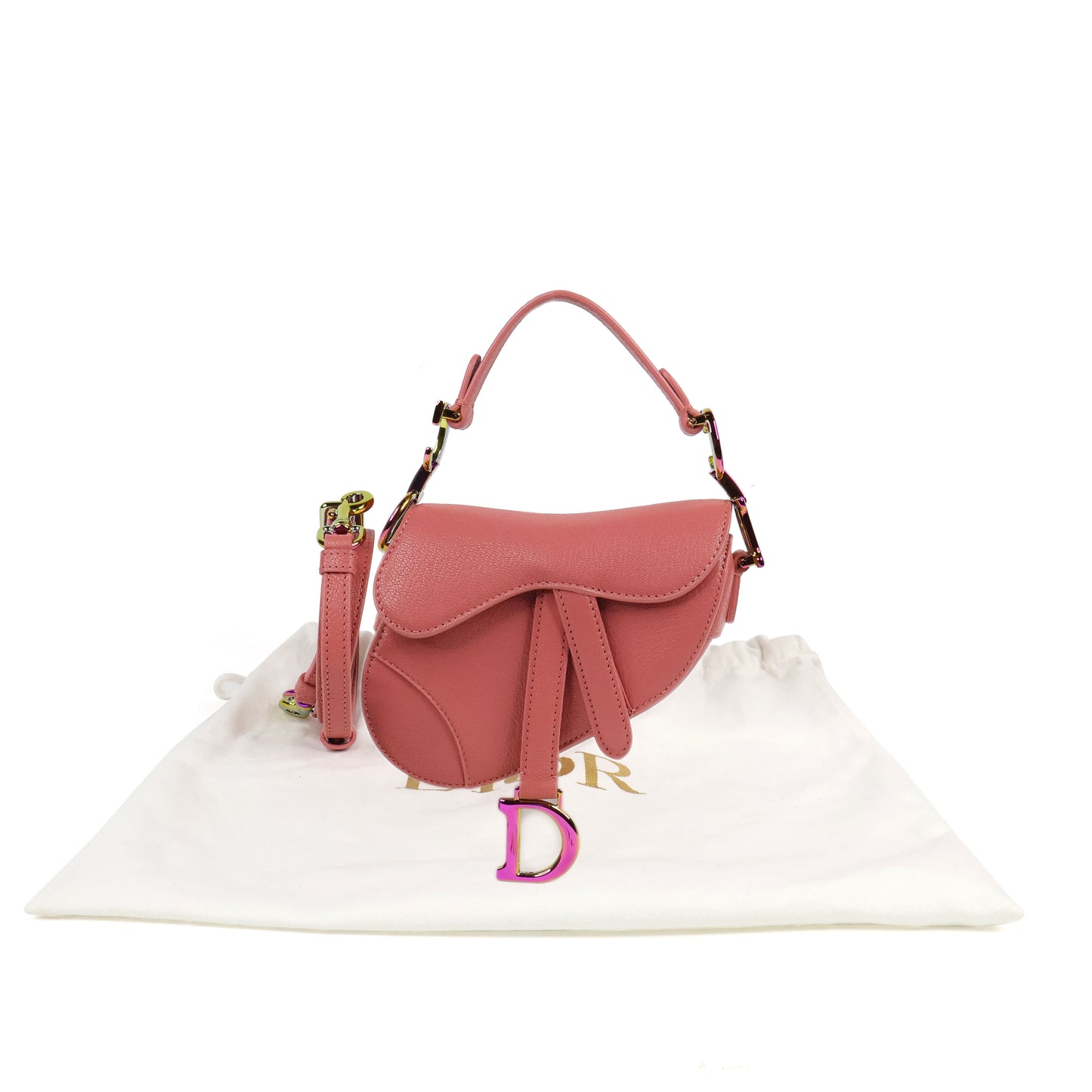 Christian Dior Saddle Micro Pink