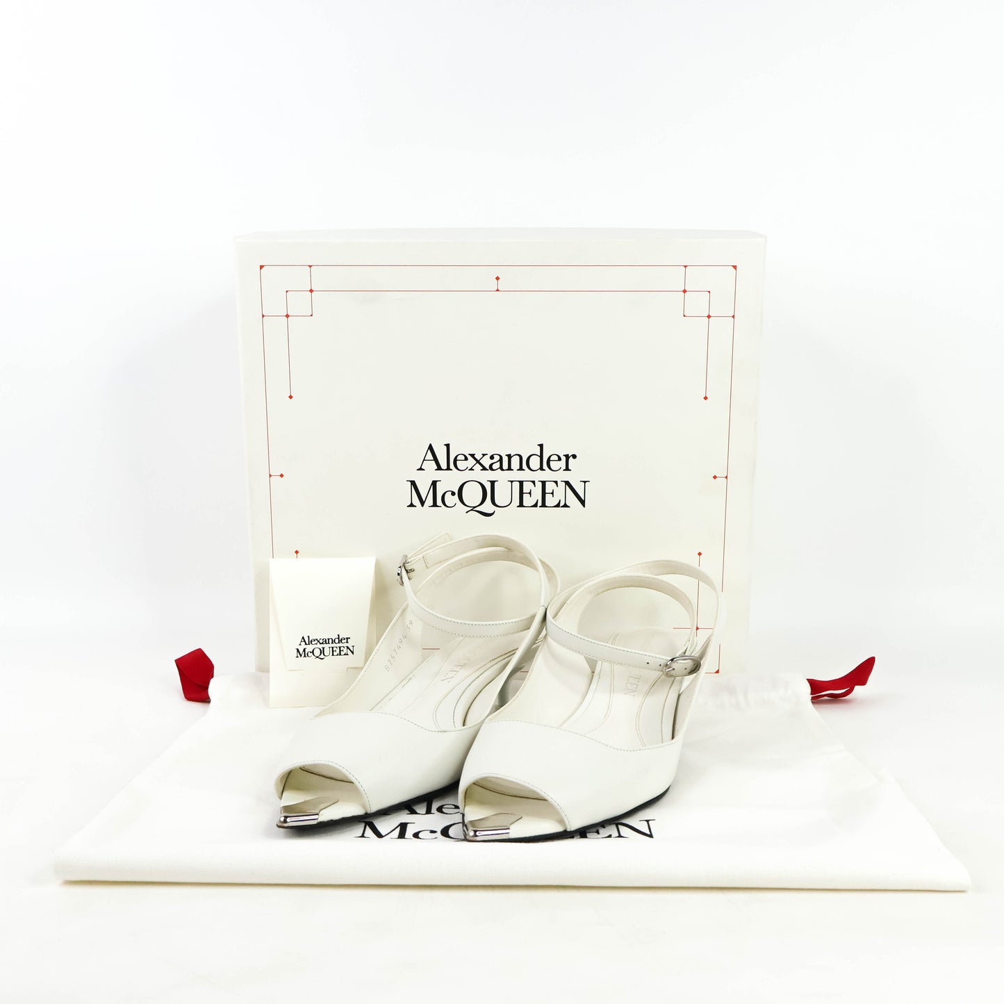Alexander Mcqueen Sandals Sling Back White 39