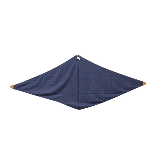 Hermes Scarf Triangle Blue Nuit