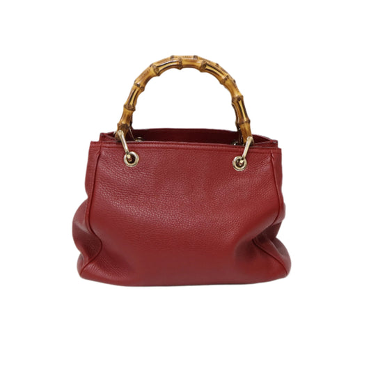 Gucci Bamboo Leather Red
