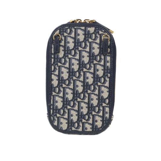 Christian Dior Phone Pouch Oblique Navy