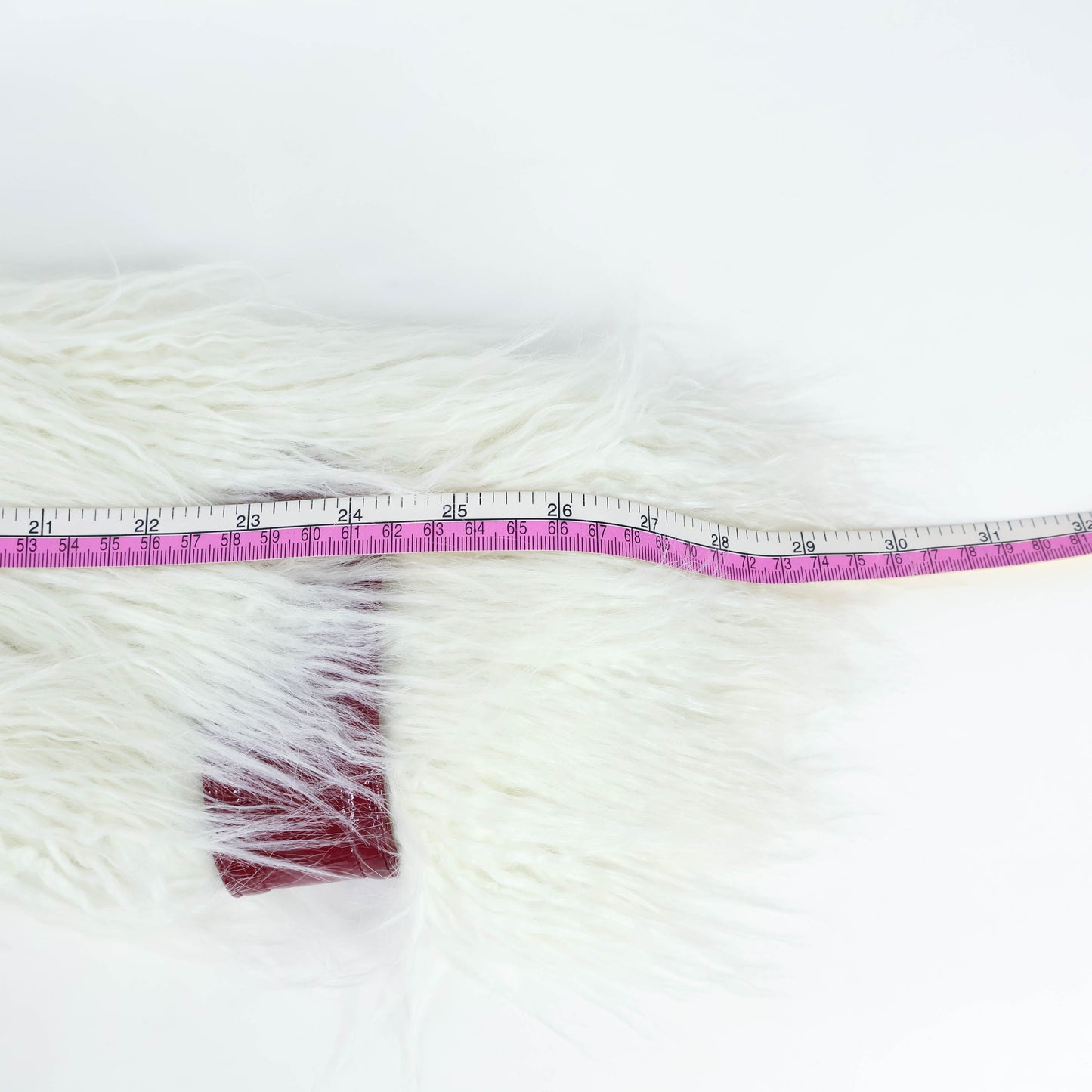 Giam Battista For H&M Jacket Red White Fur