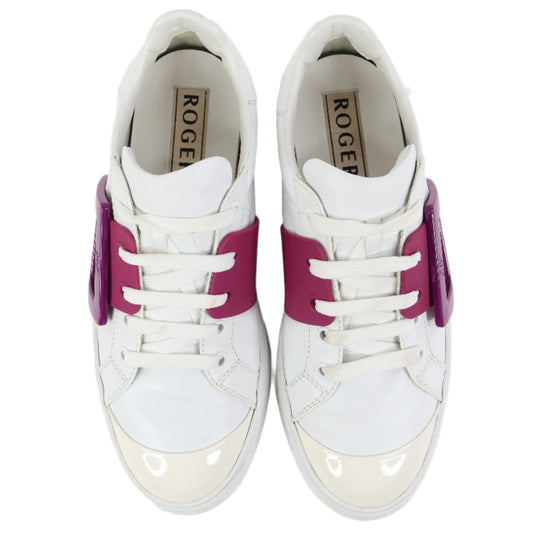 Roger Vivier Sneakers White Pink 36.5
