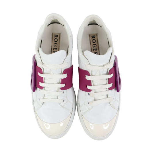 Roger Vivier Sneakers White/Pink 36.5