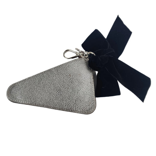Miu Miu Keyring Triangle Bow Velvet