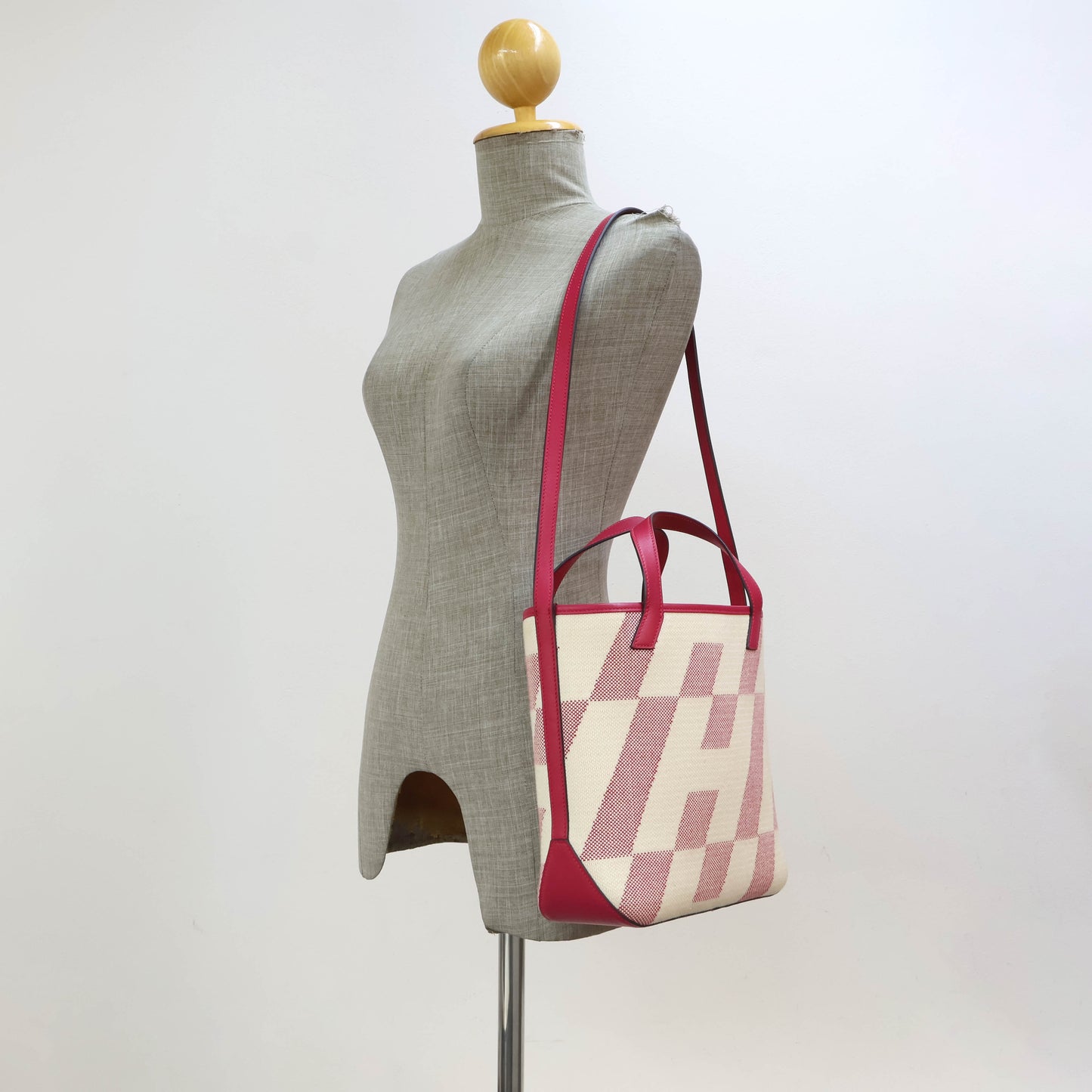 Hermes Cabas H EN Biais 27 Pink