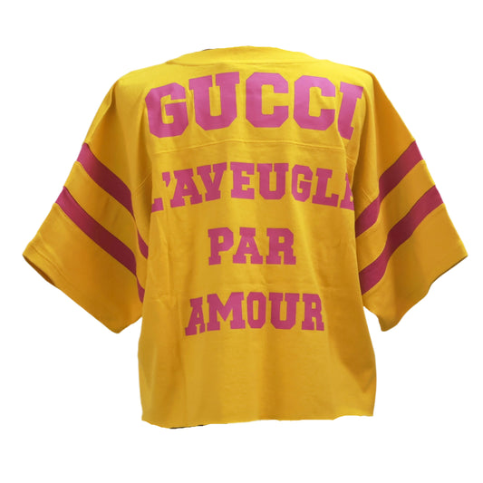 Gucci Crop Top Yellow XS