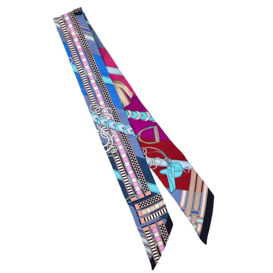 Hermes Twilly Single Blue/Purple Rodeo