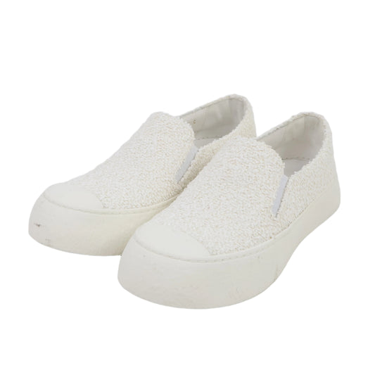 Chanel Sneakers Slip-On Tweed White 36