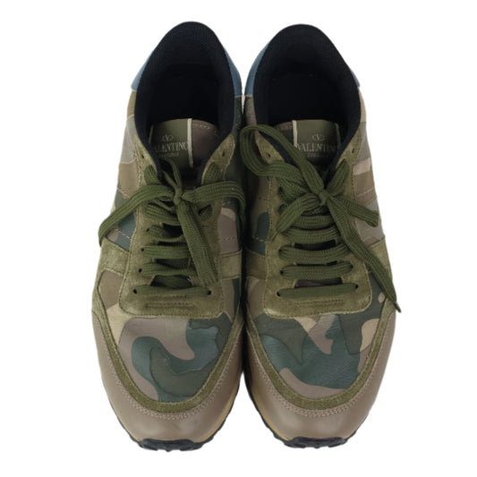 Valentino Sneakers Green Camouflage 41