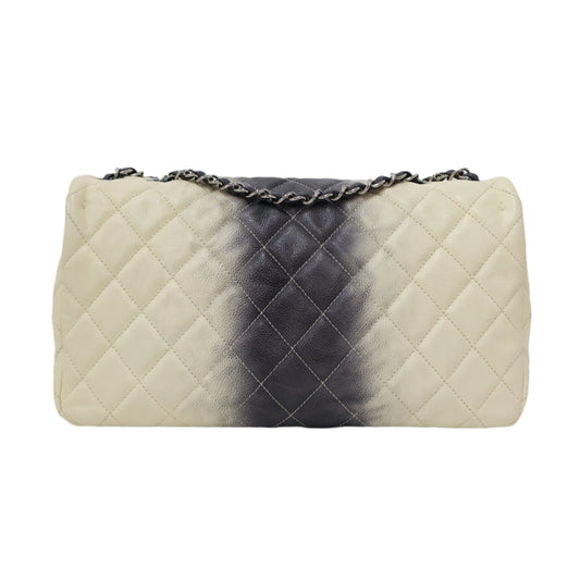 Chanel Flap Bag Large Caviar Grey Ombre