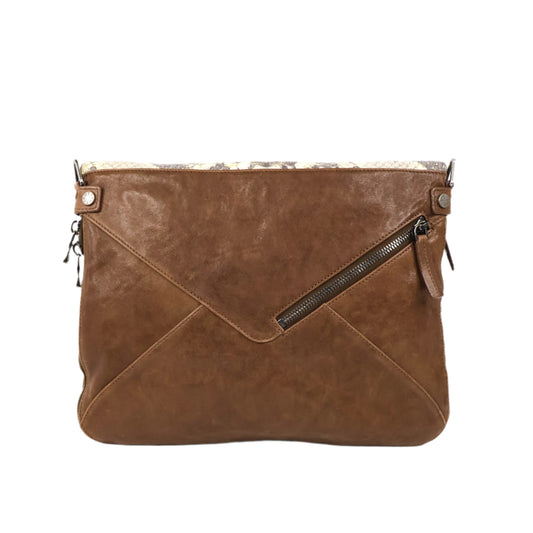 Boyy Slash Medium Python Print Brown