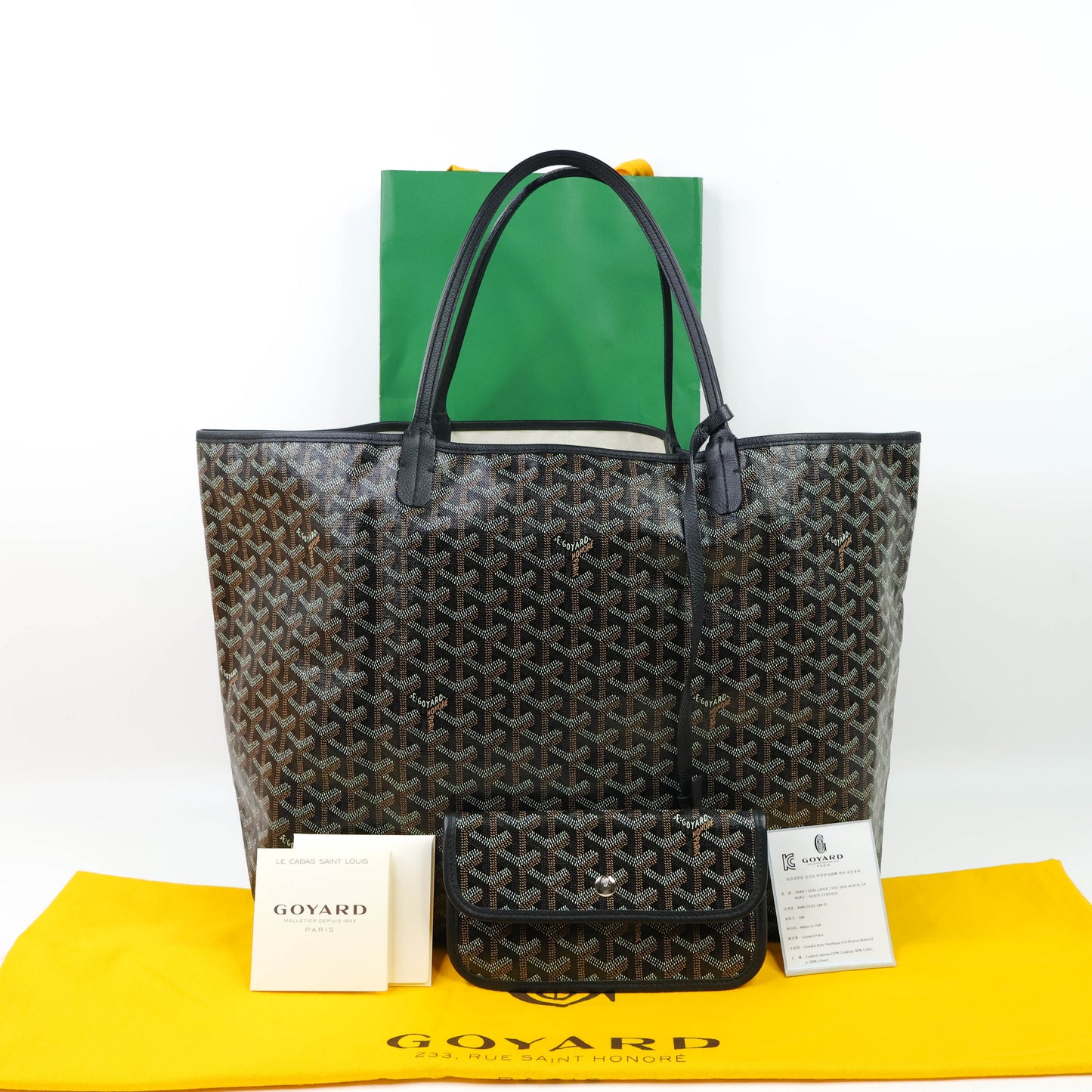 Goyard Saint Louis Gm Black