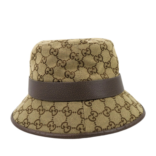 Gucci Bucket Hat Canvas GG Brown