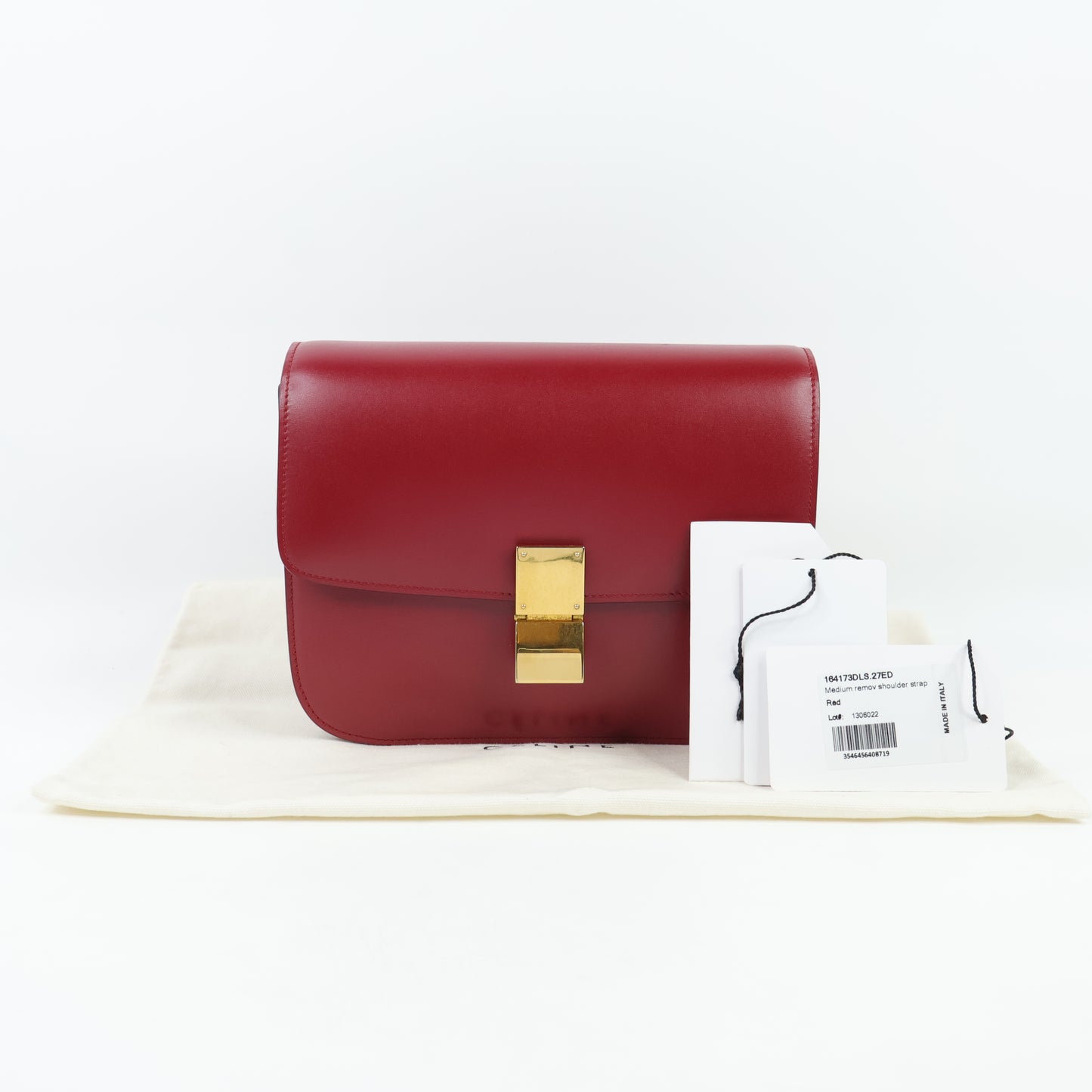 Celine Box Medium Red