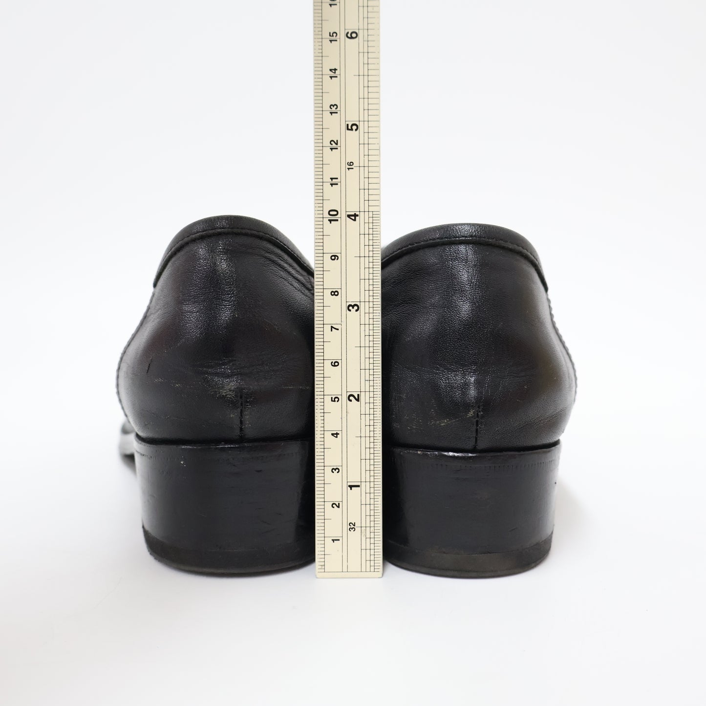 Gucci Loafers Leather Black 38