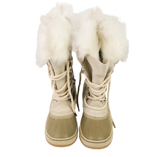 Sorel Boots Suede Fur Khaki 36