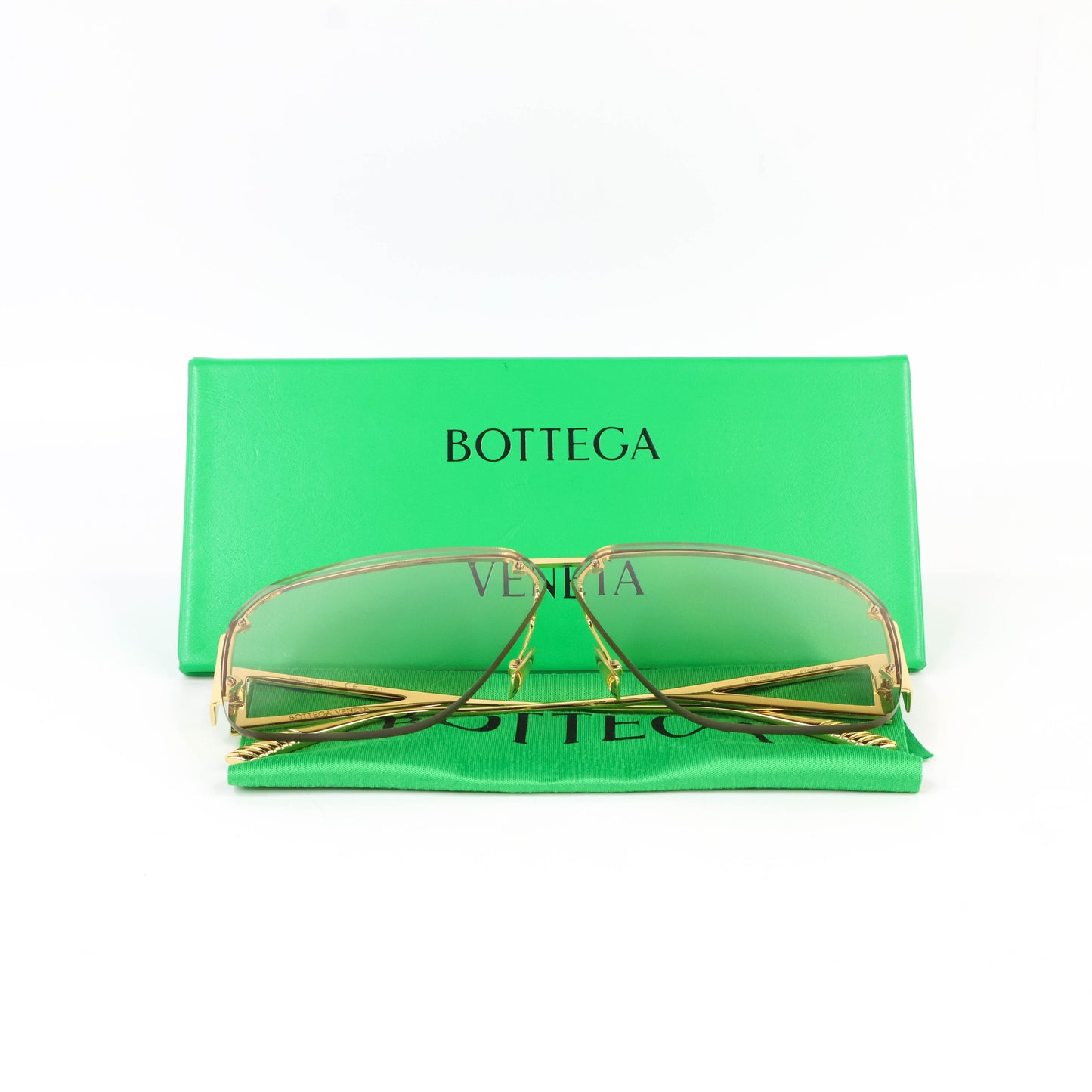 Bottega Sunglasses Gold Frame