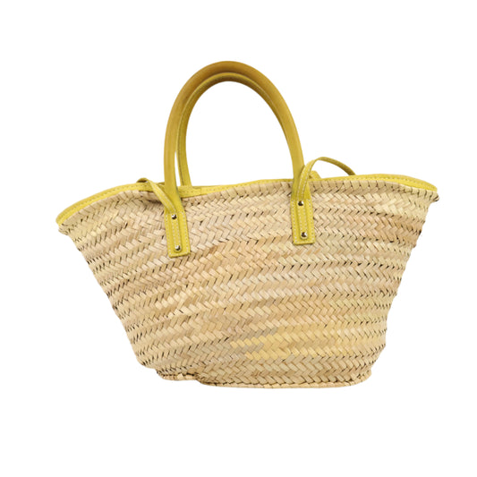 Jacquemus Tote Raffia Yellow