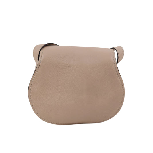 Chloe Mini Marcie Round Crossbody Bag Blush Nude