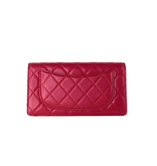 Chanel Long Wallet Pink Lamb 23,800