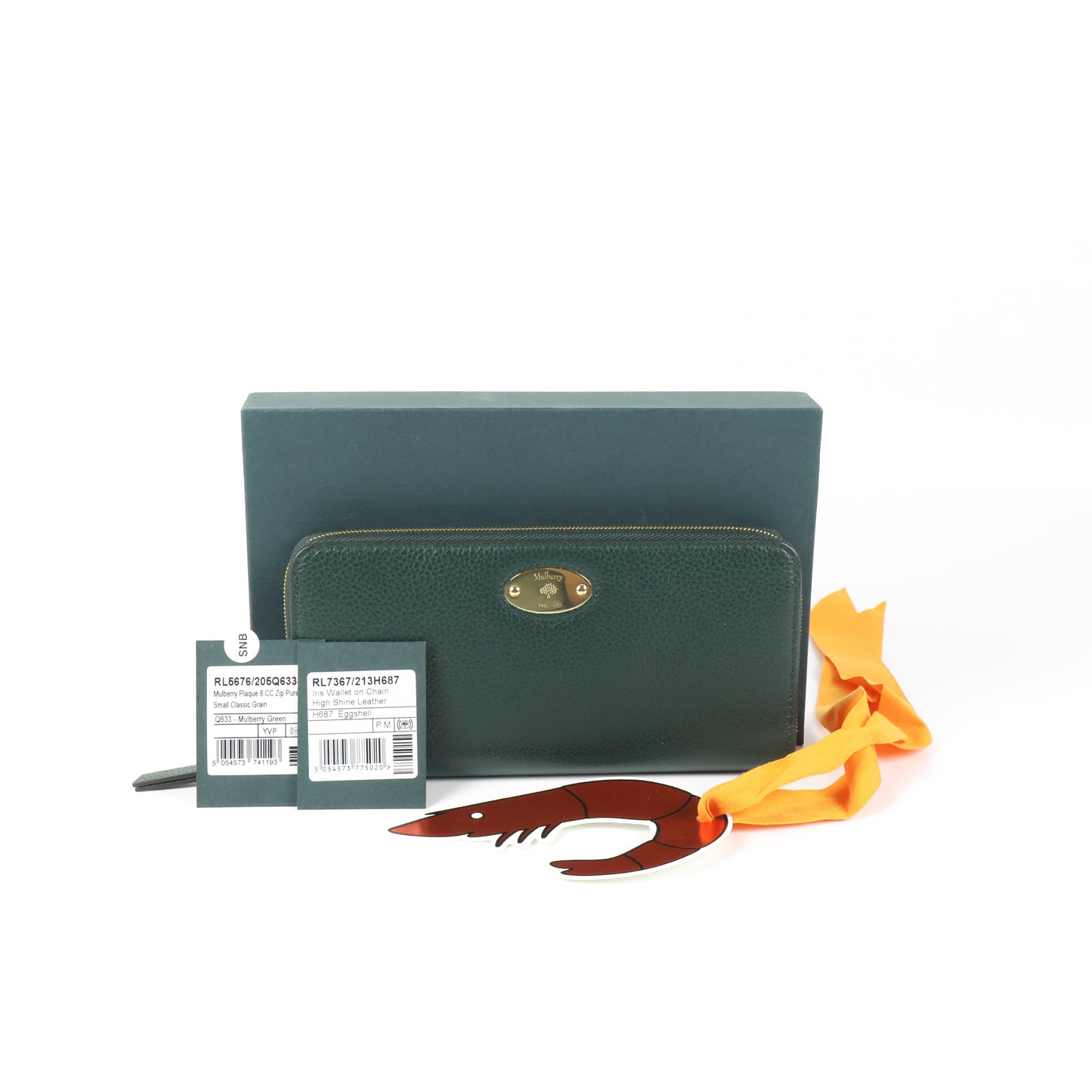 Mulberry Zippy Long Wallet Green