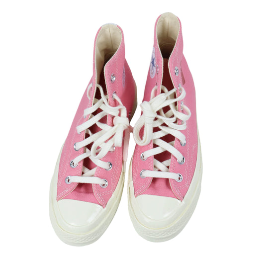 Converse Play Comme Des Garcons Sneakers High Top Pink