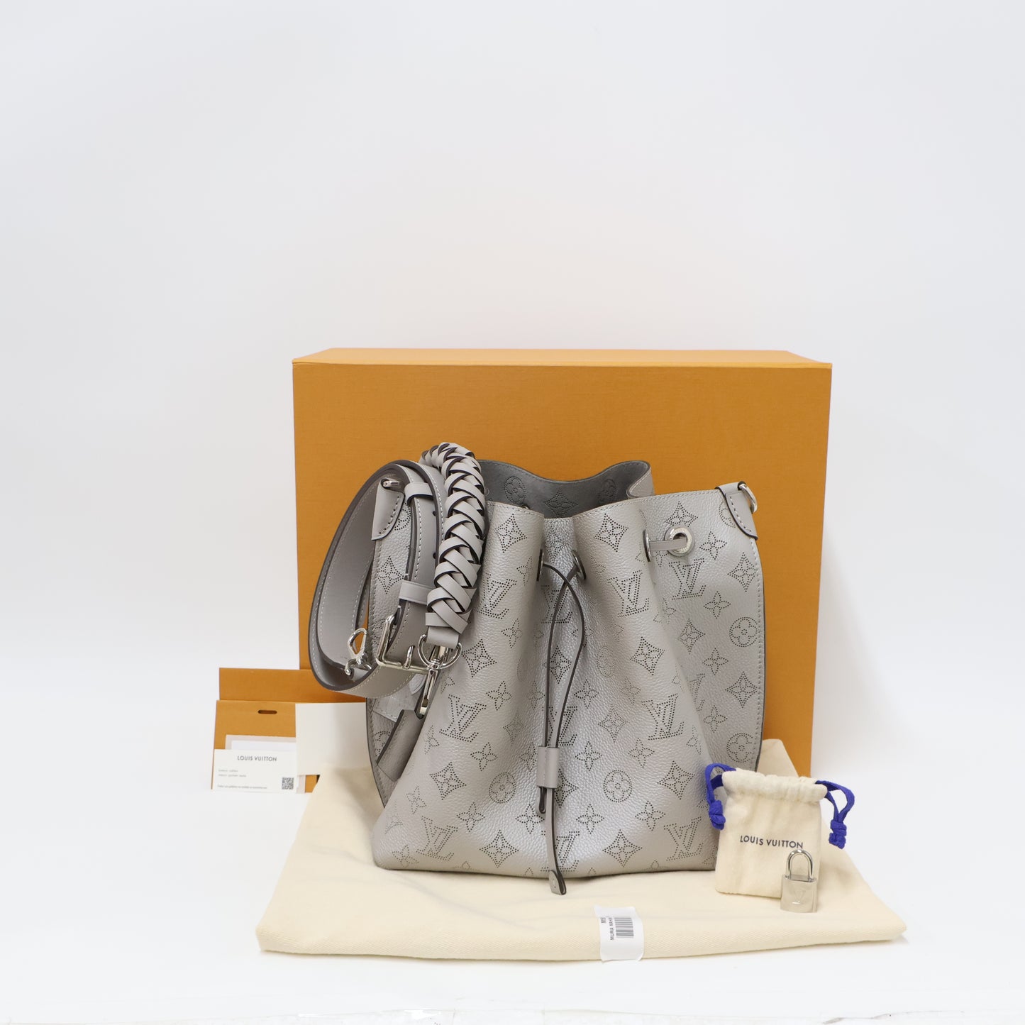 Louis Vuitton Muria Mahina Metallic Grey