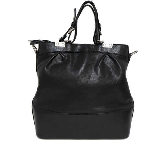 Boyy Tote Zip Black Strap Black