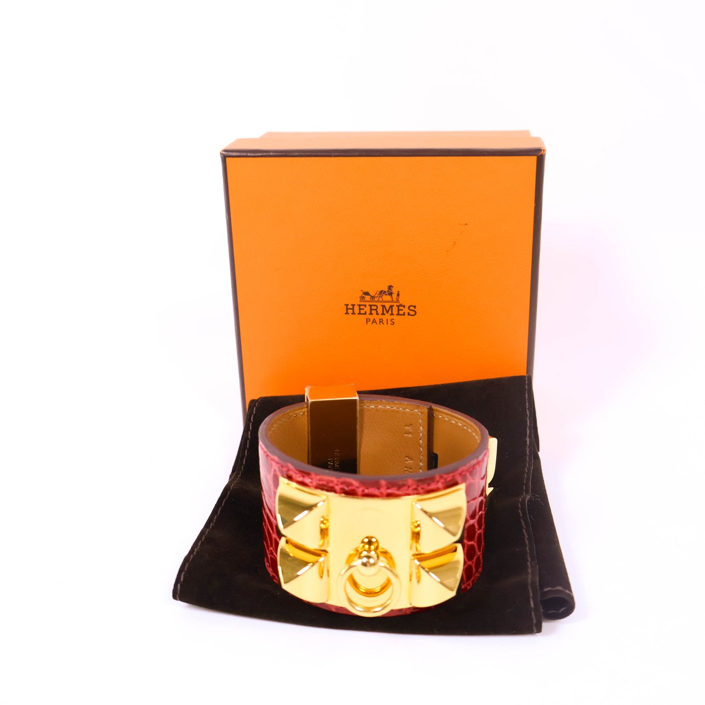 Hermes CDC Bracelet Croc