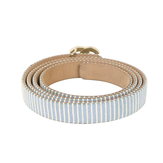 Chanel Belt Blue/White 85/34