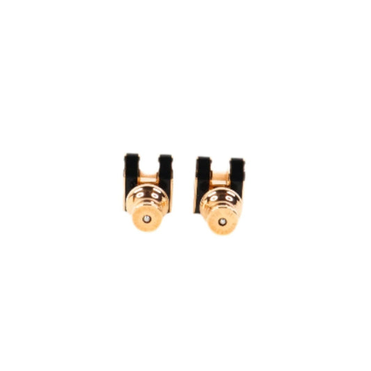 Hermes Mini Pop H Earrings Black RGHW