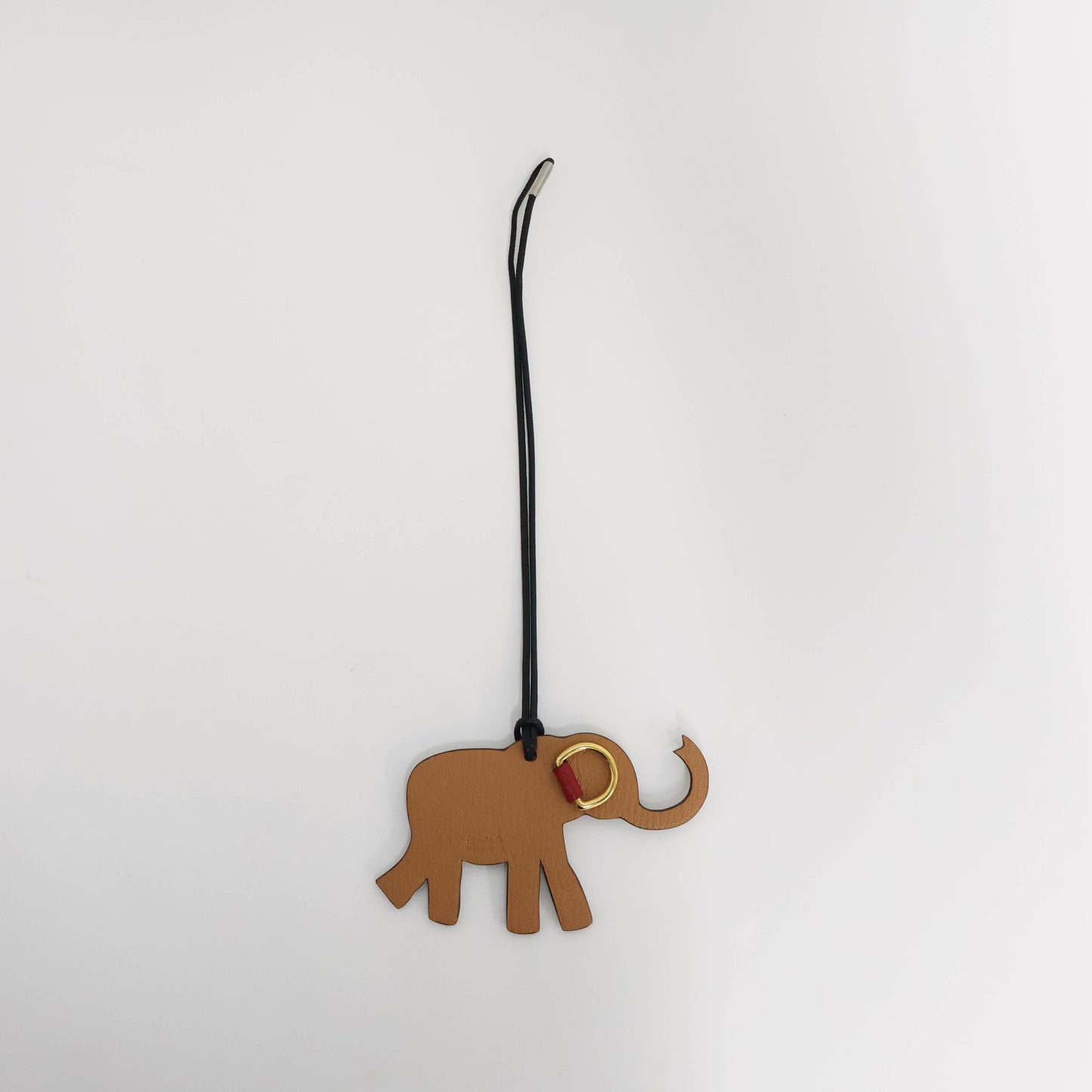Hermes Petit H Elephant Charm Gold