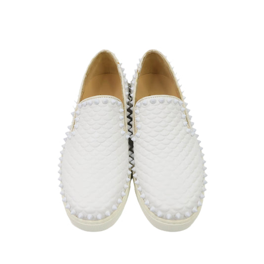Christian Louboutin Slip On Flat White 37